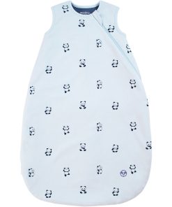 4 Season Classic Baby Sleeping Bag, Merino Wool & Organic Cotton, Panda