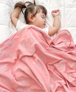 4 Season Stroller Merino Wool & Organic Cotton Baby Blanket, 40 x 31.5, Succulent