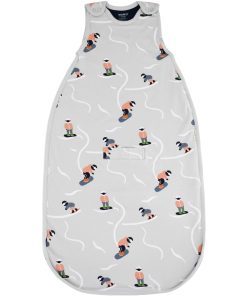 4 Season Ultimate Baby Sleep Bag, Merino Wool & Organic Cotton, Snowboarder