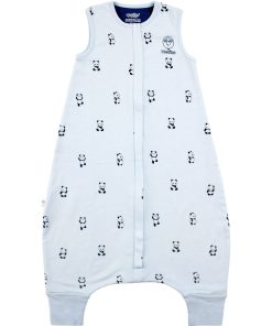 Imperfect 4 Season Baby Sleep Bag with Feet, Merino Wool & Organic Cotton, Panda