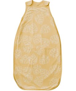 Ecolino? Adjustable Baby Sleep Bag, Organic Cotton, Universal Size: 2 Months - 2 Years, Monstera Leaf