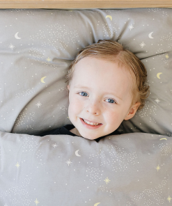 Ecolino Duvet Cover, 100% Organic Cotton, Crib or Toddler, Milky Way