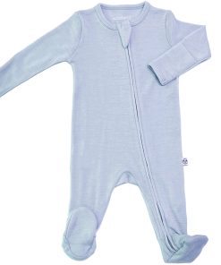 Imperfect Footie Pajamas, Merino Wool, Blue