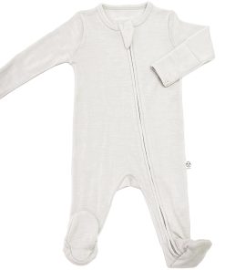 Footie Pajamas, Merino Wool, Oat