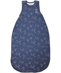 Imperfect 4 Season Big Kid Sleep Bag, Merino Wool & Organic Cotton, 4 - 6 Years, Night Sky