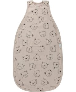 4 Season Ultimate Baby Sleep Bag, Merino Wool & Organic Cotton, Teddy Bear