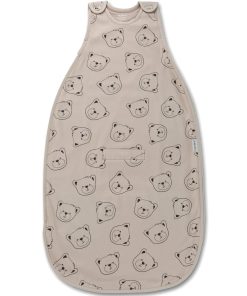 IMPERFECT 4 Season Ultimate Baby Sleep Bag, Merino Wool & Organic Cotton, Teddy Bear