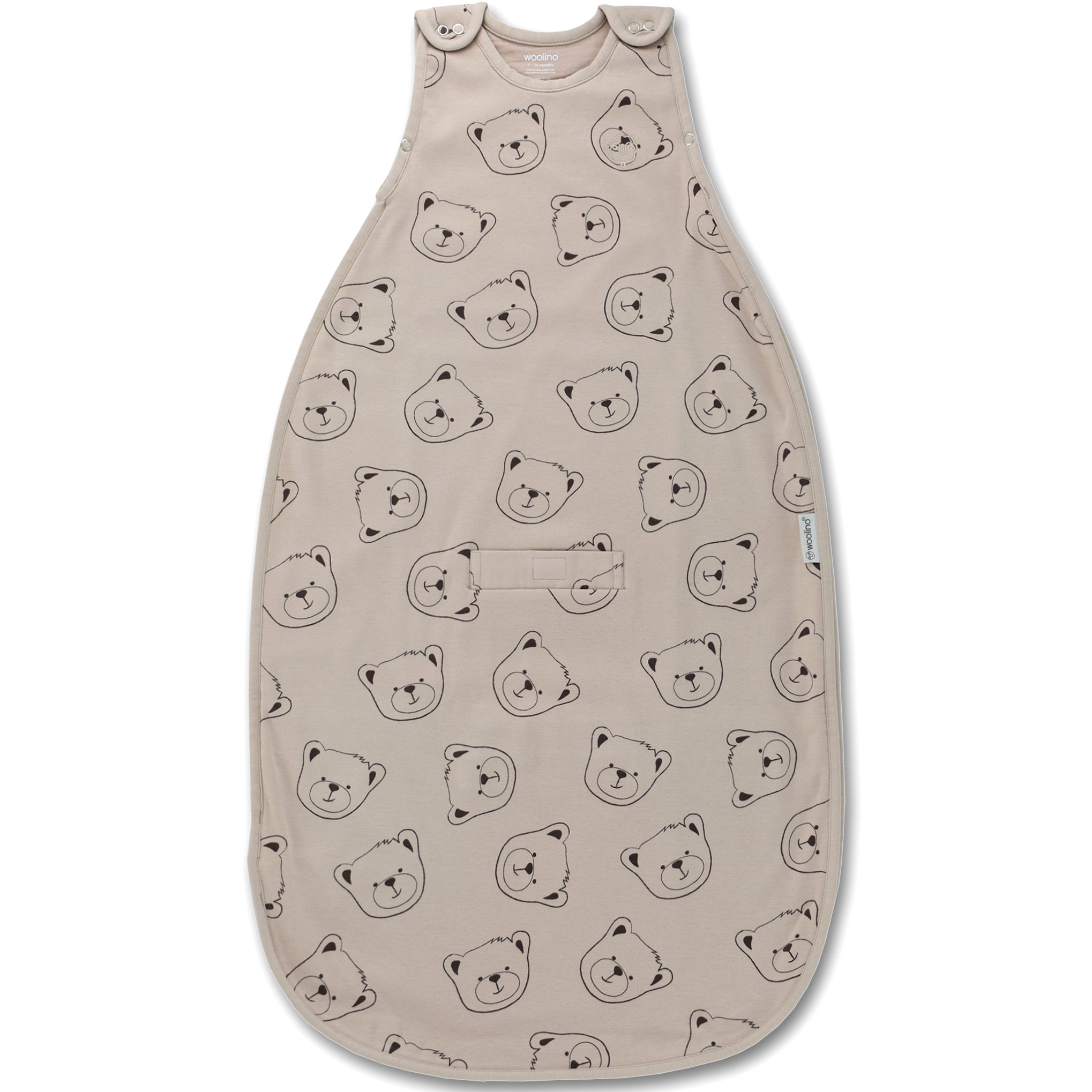 IMPERFECT 4 Season Ultimate Baby Sleep Bag, Merino Wool & Organic Cotton, Teddy Bear