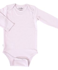 Imperfect Baby Bodysuit, Long Sleeve, Merino Wool, Lilac